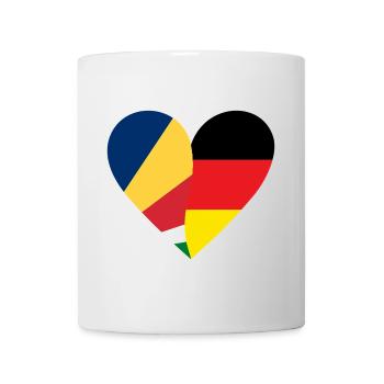 Seychelles Allemagne Coeur - Mug blanc - blanc - Devant