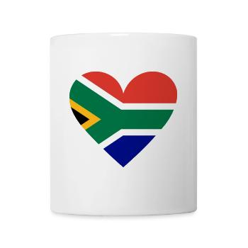 South Africa Heart - Tasse - Weiß - Vorne
