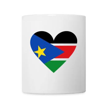 South Sudan Heart - Mug - white - Front
