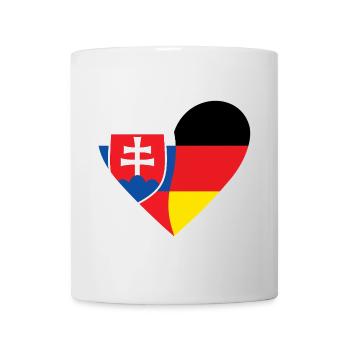 Slovakia Germany Heart - Mug - white - Front