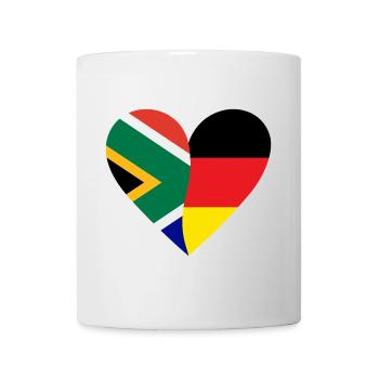 South Africa Germany Heart - Mug - white - Front