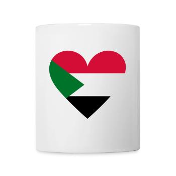 Sudan Heart - Mug - white - Front