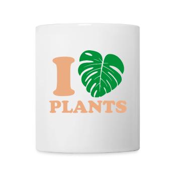 Tropique Naturel Monstera Design - Mug blanc - blanc - Devant