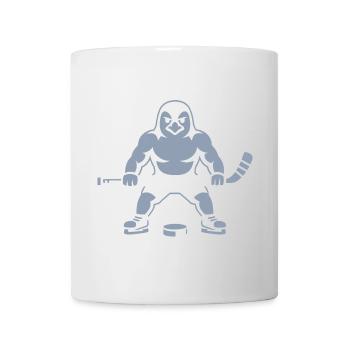 Hockey Penguin Silhouette Minimalist Strong - Mug - white - Front