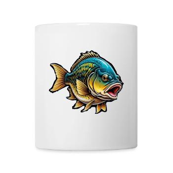 Fisch Lachs Meer See Ozean Fischer Angeln Geschenk - Tasse - Weiß - Vorne
