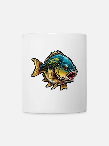 Fish Salmon Sea Lake Ocean Fisherman Fishing Gift - Mug - white