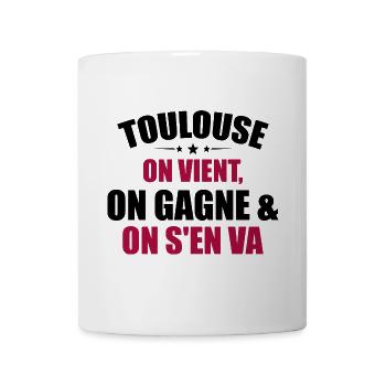 Rugby Toulouse Humour Cadeau Supporter - Mug blanc - blanc - Devant