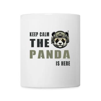 Taktischer Panda – Keep Calm - Tasse - Weiß - Vorne