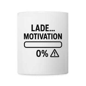 Motivationsbalken auf Null - Tasse - Weiß - Vorne