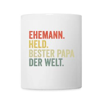 Bester Papa der Welt - Tasse - Weiß - Vorne