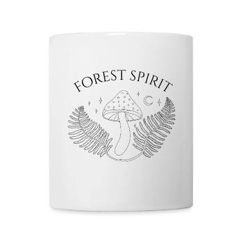 Forest spirit, mushroom and fern - Mug - white - Front