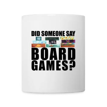 Brettspiele lustiger Spruch - Tasse - Weiß - Vorne
