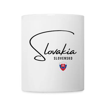 I love Slovakia, flag of Slovakia - Mug - white - Front