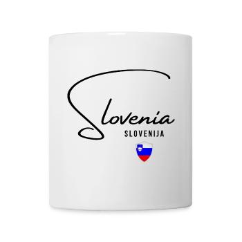 Slovenian Pride, Flagge von Slowenien - Tasse - Weiß - Vorne