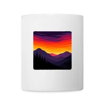 Sunset Over Wild Mountains - Mug - white - Front