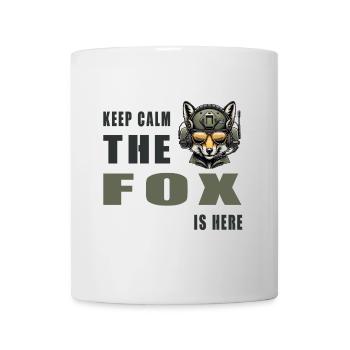 Keep calm - the fox is here - Mug - white - Front