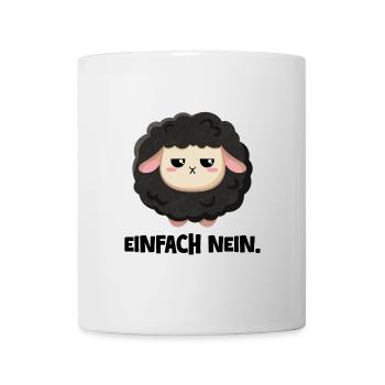 Grumpy Schaf Einfach nein - Tasse - Weiß - Vorne