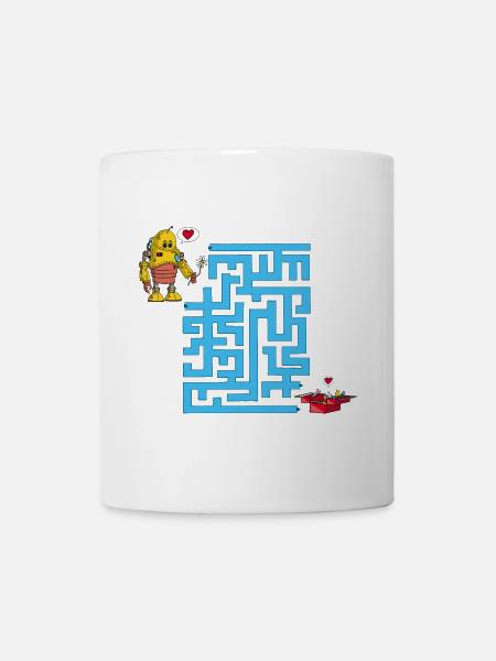 Das Labyrinth der Liebe - Tasse - Weiß