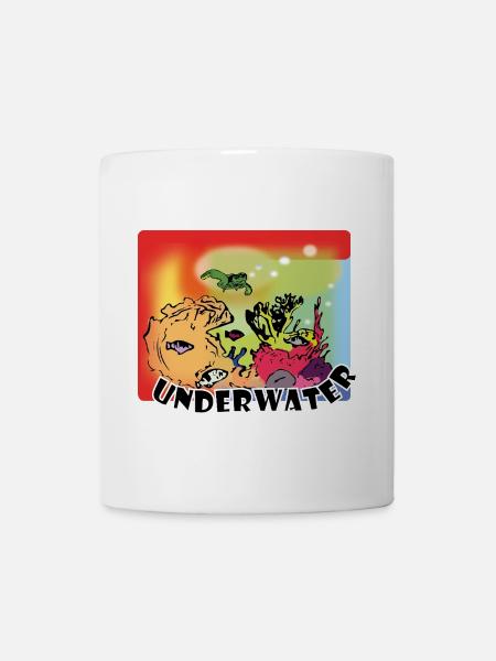 Unterwasserwelt - Tasse - Weiß