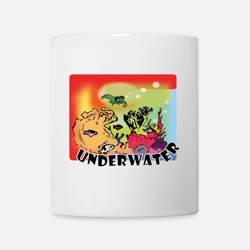 Unterwasserwelt - Tasse - Weiß
