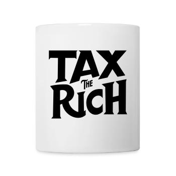 Taxer les riches - Mug blanc - blanc - Devant