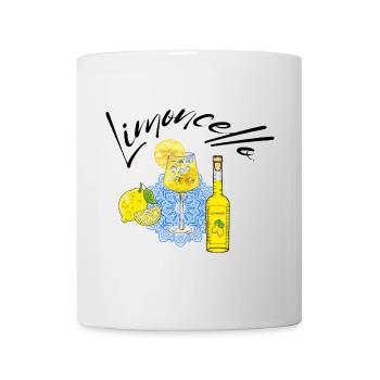 Limoncello – Liqueur de citron italienne méditerranéenne - Mug blanc - blanc - Devant