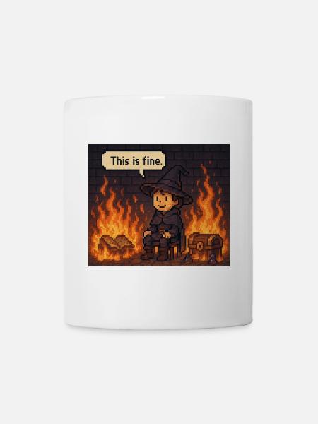 This Is Fine - Mug - white