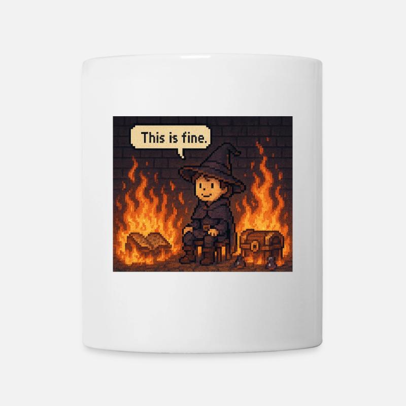 This Is Fine - Mug - white