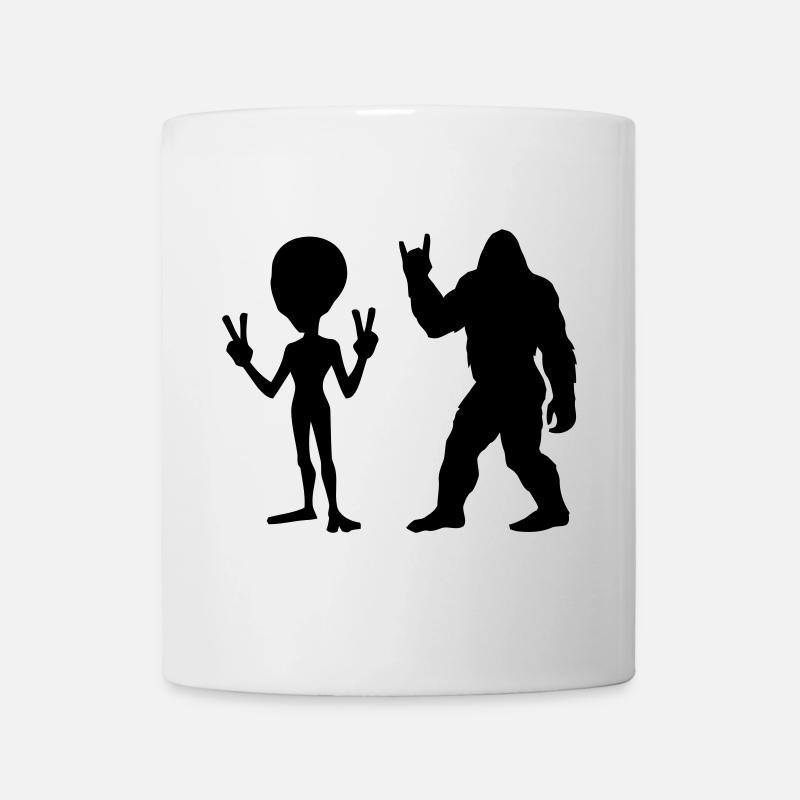 Family Silhouette Parade - Mug - white