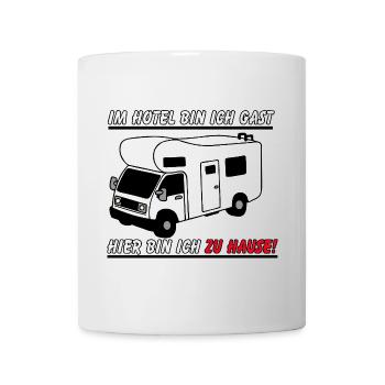Motorhome , Motorhome at home .................. - Mug - white - Front