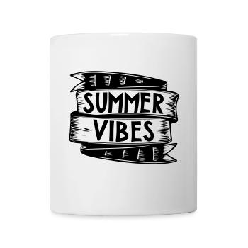 Ambiance estivale | Graphique vectoriel - Mug blanc - blanc - Devant