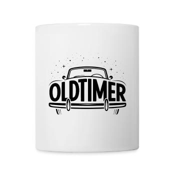 Oldtimer - Logo de voiture cool - Mug blanc - blanc - Devant