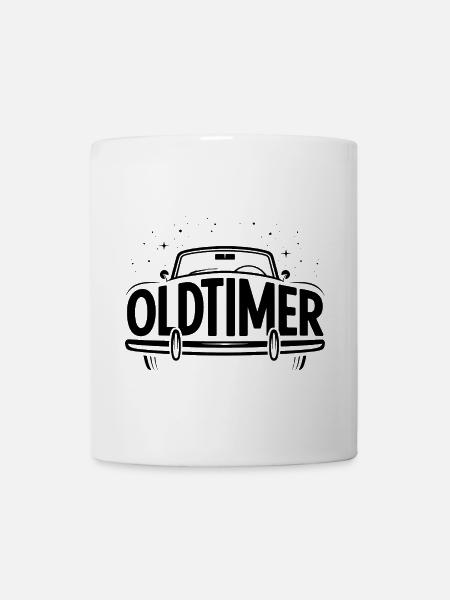 Oldtimer - Cooles Auto-Logo - Tasse - Weiß