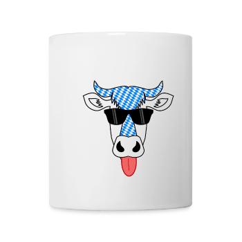 Vache Bavaroise - Mug blanc - blanc - Devant