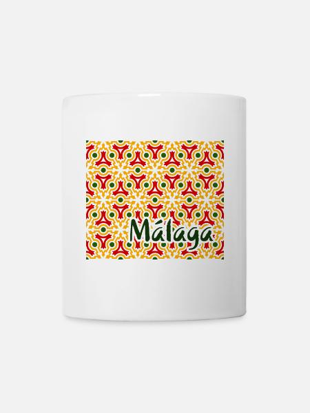 Malaga street walls 1 - Mug - white
