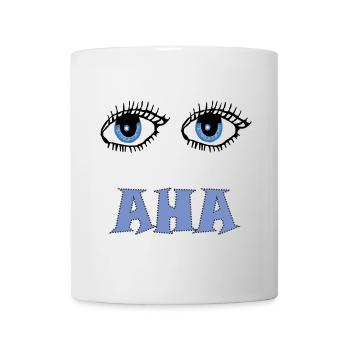 Aha eyes - Mug - white - Front