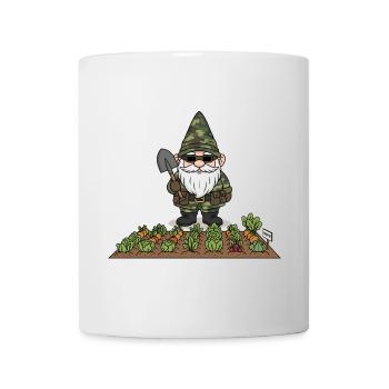 Prepper gnome in the vegetable patch - Mug - white - Front