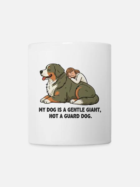 Mon chien est un gentil géant, pas un chien de garde. - Mug blanc - blanc