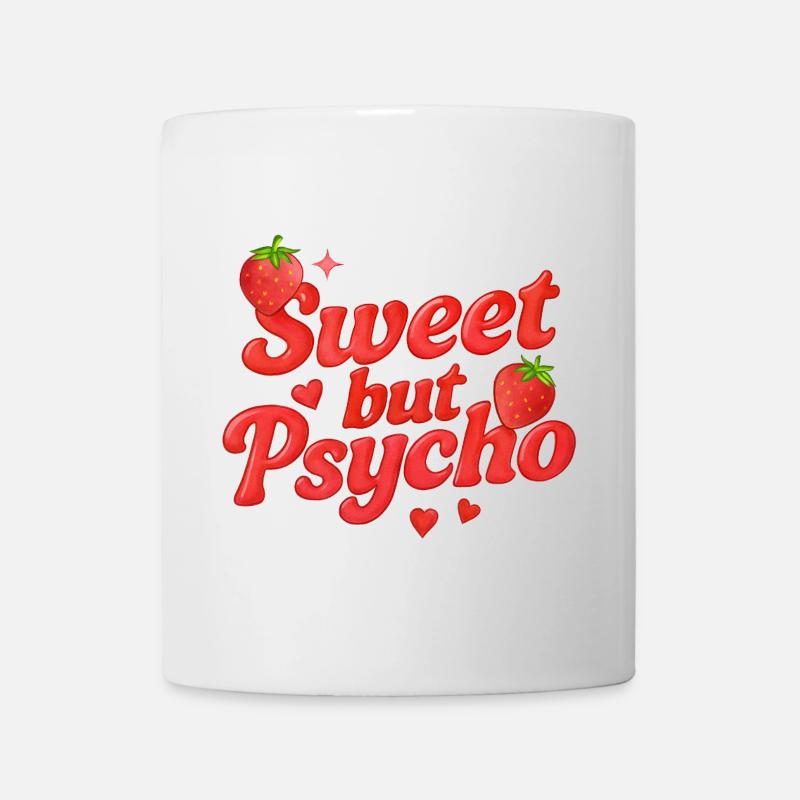 sweet but psycho / y2k design - Tasse - Weiß