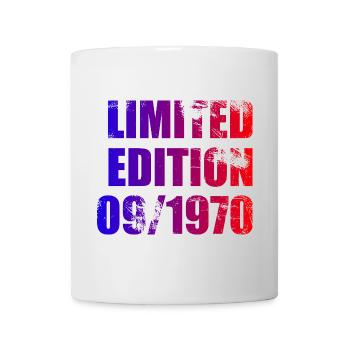 55th Birthday Limited Edition 09/1970 - Mug - white - Front