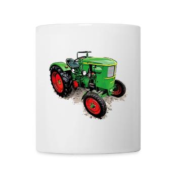Legendärer Traktor Klassiker - Tasse - Weiß - Vorne