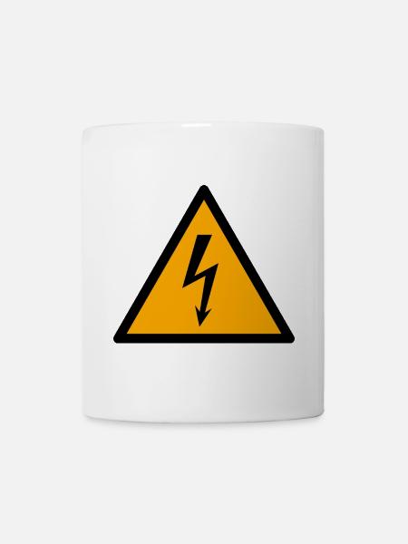 Unter Spannung - Tasse - Weiß