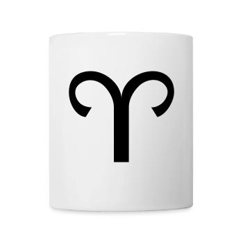 Sternzeichen Widder - Tasse - Weiß - Vorne
