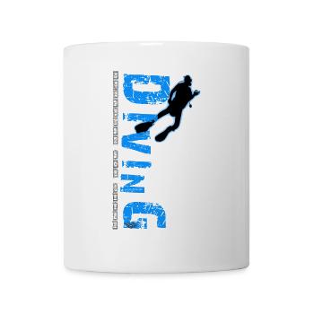 Diving - protects the reefs - Tasse - Weiß - Vorne