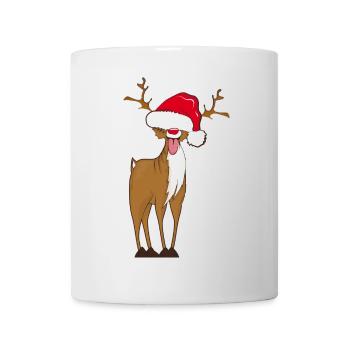 Un renne vilain - Mug blanc - blanc - Devant