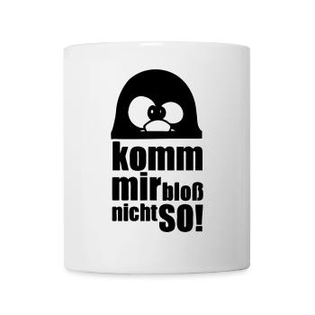 Pinguin Fun Spruch Geschenk Tier lustig - Tasse - Weiß - Vorne