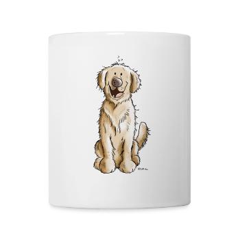 Golden Golden Retriever - Mug - white - Front