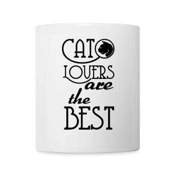 Les amoureux des chats sont le meilleur cadeau pour animaux de compagnie - Mug blanc - blanc - Devant