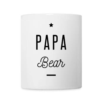 PAPA BEAR - Mug blanc - blanc - Devant