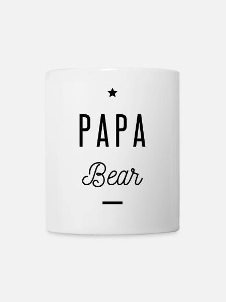 PAPA BEAR - Mug blanc - blanc
